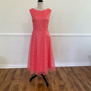 Lace peachy dress